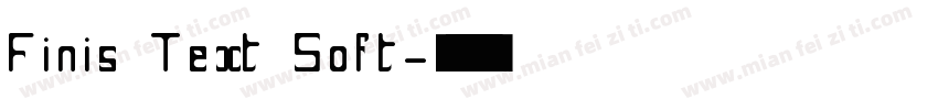 Finis Text Soft字体转换